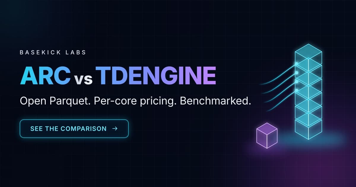 TDengine Alternative: Arc vs TDengine, Benchmarked