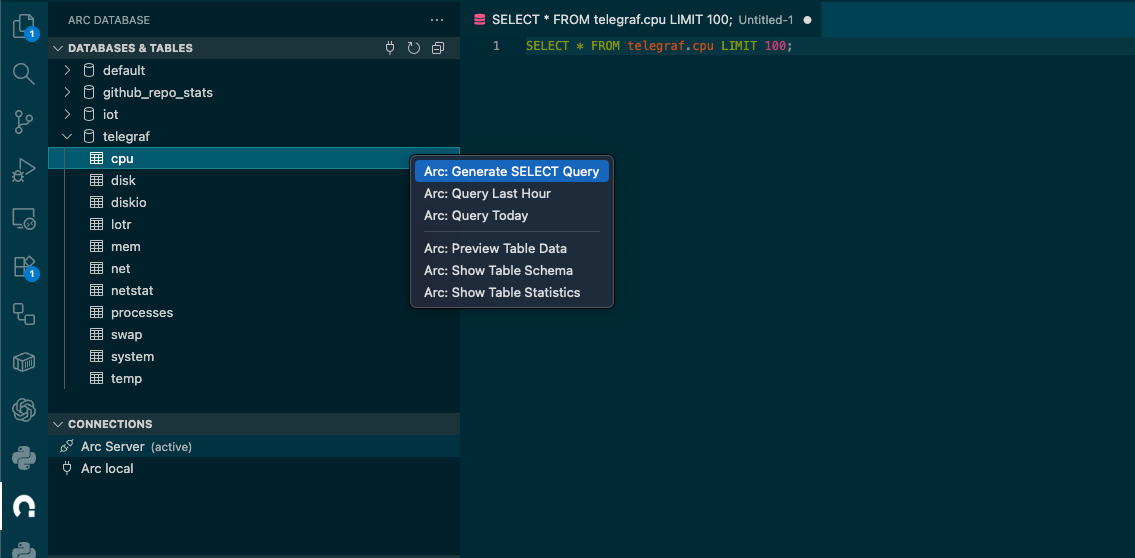 arc-vscode-extension-databases-tables-queries.png